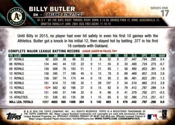 2016 Topps - 65th Anniversary #17 Billy Butler Back
