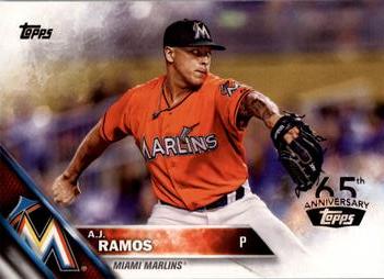 2016 Topps - 65th Anniversary #42 A.J. Ramos Front