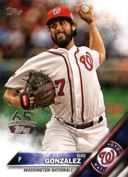 2016 Topps - 65th Anniversary #47 Gio Gonzalez Front