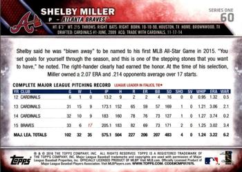 2016 Topps - 65th Anniversary #60 Shelby Miller Back