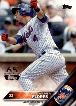 2016 Topps - 65th Anniversary #86 Wilmer Flores Front