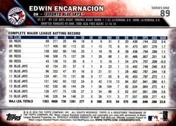 2016 Topps - 65th Anniversary #89 Edwin Encarnacion Back