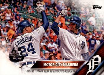 2016 Topps - 65th Anniversary #94 Miguel Cabrera / J.D. Martinez Front