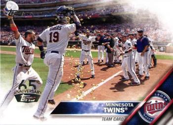 2016 Topps - 65th Anniversary #181 Minnesota Twins Front