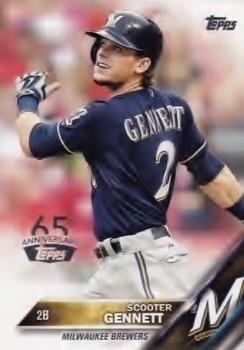 2016 Topps - 65th Anniversary #225 Scooter Gennett Front