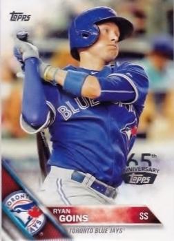 2016 Topps - 65th Anniversary #274 Ryan Goins Front