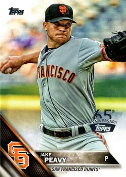 2016 Topps - 65th Anniversary #320 Jake Peavy Front