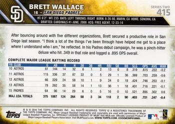 2016 Topps - 65th Anniversary #415 Brett Wallace Back