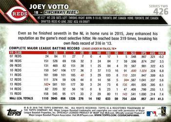 2016 Topps - 65th Anniversary #426 Joey Votto Back