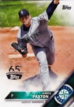 2016 Topps - 65th Anniversary #485 James Paxton Front