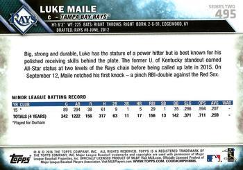2016 Topps - 65th Anniversary #495 Luke Maile Back
