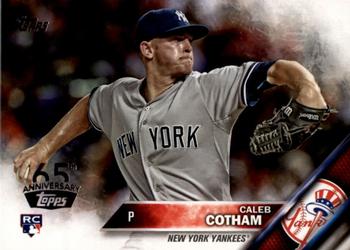 2016 Topps - 65th Anniversary #530 Caleb Cotham Front