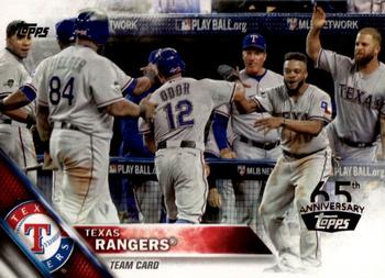 2016 Topps - 65th Anniversary #552 Texas Rangers Front