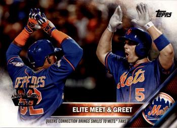 2016 Topps - 65th Anniversary #643 Yoenis Cespedes / David Wright Front