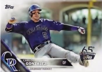2016 Topps - 65th Anniversary #683 Carlos Gonzalez Front