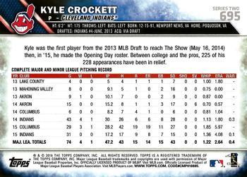 2016 Topps - 65th Anniversary #695 Kyle Crockett Back