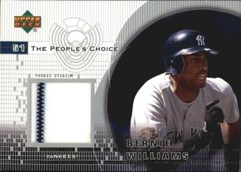 2002 Upper Deck - The People's Choice #PJ-BW Bernie Williams  Front