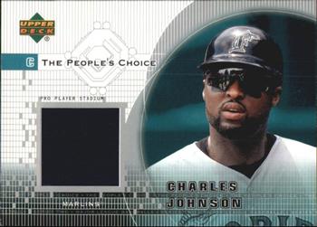 2002 Upper Deck - The People's Choice #PJ-CJ Charles Johnson  Front