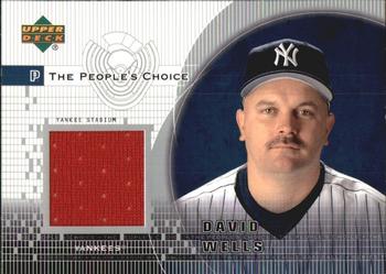 2002 Upper Deck - The People's Choice #PJ-DW David Wells  Front
