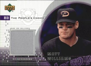 2002 Upper Deck - The People's Choice #PJ-MW Matt Williams Front