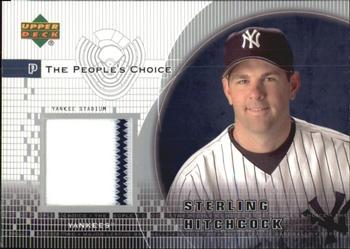 2002 Upper Deck - The People's Choice #PJ-SH Sterling Hitchcock  Front