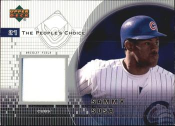 2002 Upper Deck - The People's Choice #PJ-SS Sammy Sosa  Front