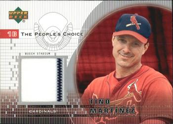 2002 Upper Deck - The People's Choice #PJ-TM Tino Martinez  Front