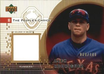 2002 Upper Deck - The People's Choice Gold #PJ-AR Alex Rodriguez  Front