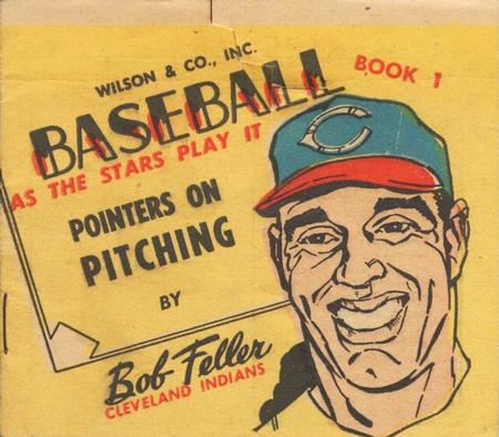 1955 Wilson Franks Baseball Books #Book 1 Bob Feller Front