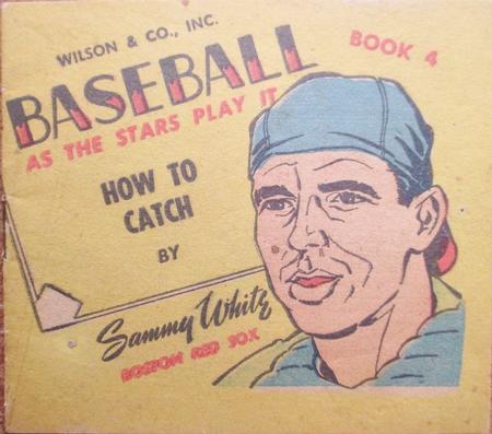 1955 Wilson Franks Baseball Books #Book 4 Sammy White Front