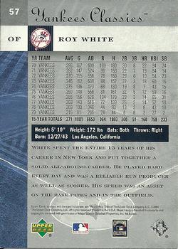 2004 Upper Deck Yankees Classics - UD Promos #57 Roy White Back