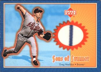 2002 Upper Deck - Sons of Summer #SS-GM Greg Maddux  Front