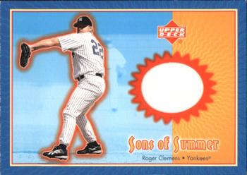 2002 Upper Deck - Sons of Summer #SS-RC Roger Clemens  Front