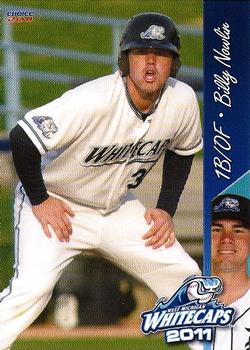 2011 Choice West Michigan Whitecaps #16 Billy Nowlin Front
