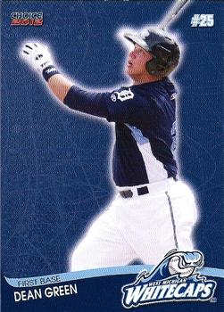 2012 Choice West Michigan Whitecaps #07 Dean Green Front