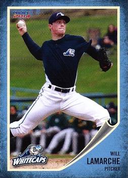 2014 Choice West Michigan Whitecaps #14 Will LaMarche Front
