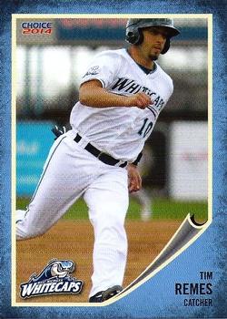 2014 Choice West Michigan Whitecaps #18 Tim Remes Front