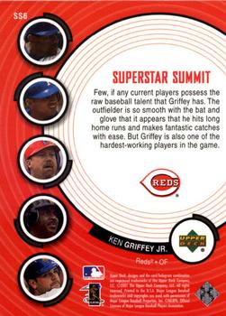 2002 Upper Deck - Superstar Summit (Series 1) #SS6 Ken Griffey Jr.  Back