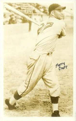 1939 Orcajo Cincinnati Reds Postcards (PC786) #NNO Harry Craft Front