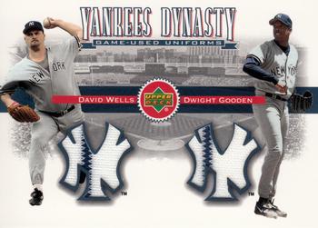 2002 Upper Deck - Yankee Dynasty #YJ-WG David Wells / Dwight Gooden  Front
