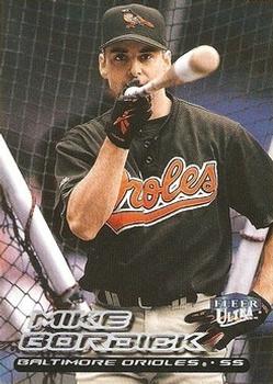 2000 Ultra #126 Mike Bordick Front