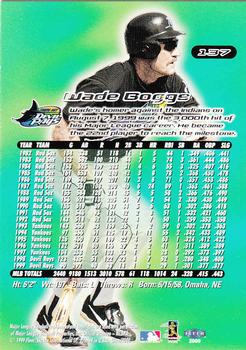 2000 Ultra #137 Wade Boggs Back