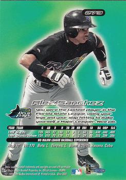 2000 Ultra #273 Alex Sanchez Back
