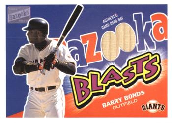 2003 Bazooka - Blasts Relics #BB-BB Barry Bonds Front