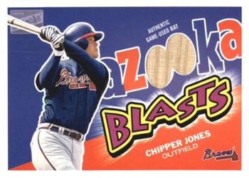 2003 Bazooka - Blasts Relics #BB-CJ Chipper Jones  Front