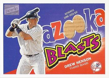 2003 Bazooka - Blasts Relics #BB-DH Drew Henson Front