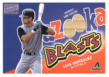 2003 Bazooka - Blasts Relics #BB-LG Luis Gonzalez Front