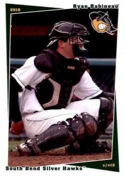 2010 Grandstand South Bend Silver Hawks #NNO Ryan Babineau Front