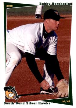 2010 Grandstand South Bend Silver Hawks #NNO Bobby Borchering Front