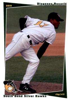 2010 Grandstand South Bend Silver Hawks #NNO Diogenes Rosario Front